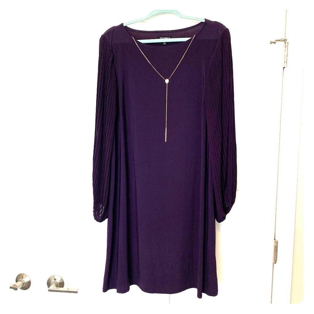 Plum Midi Dress